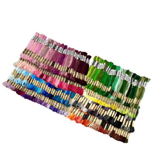 コスモ刺しゅう糸＃25 500本セット＋糸見本帳【予約制】