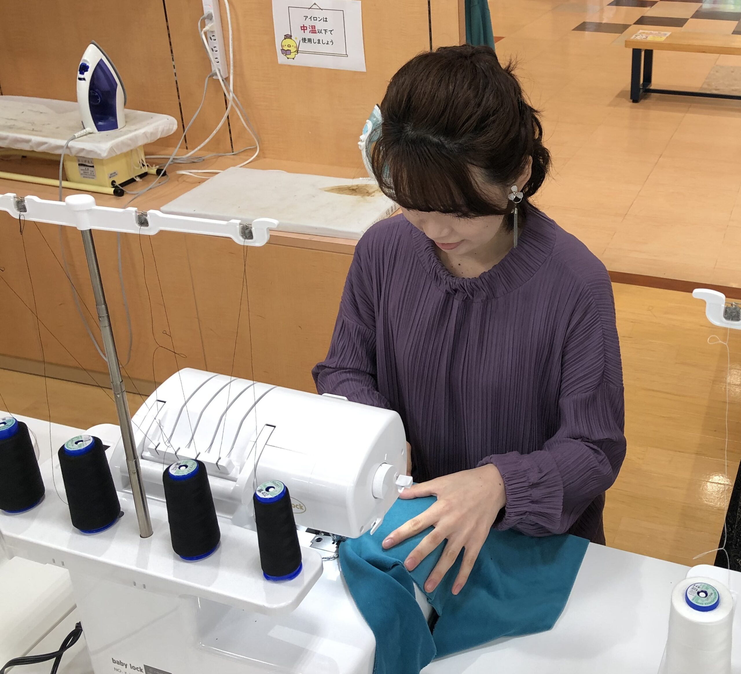 ドリームソーイングニット教室の様子