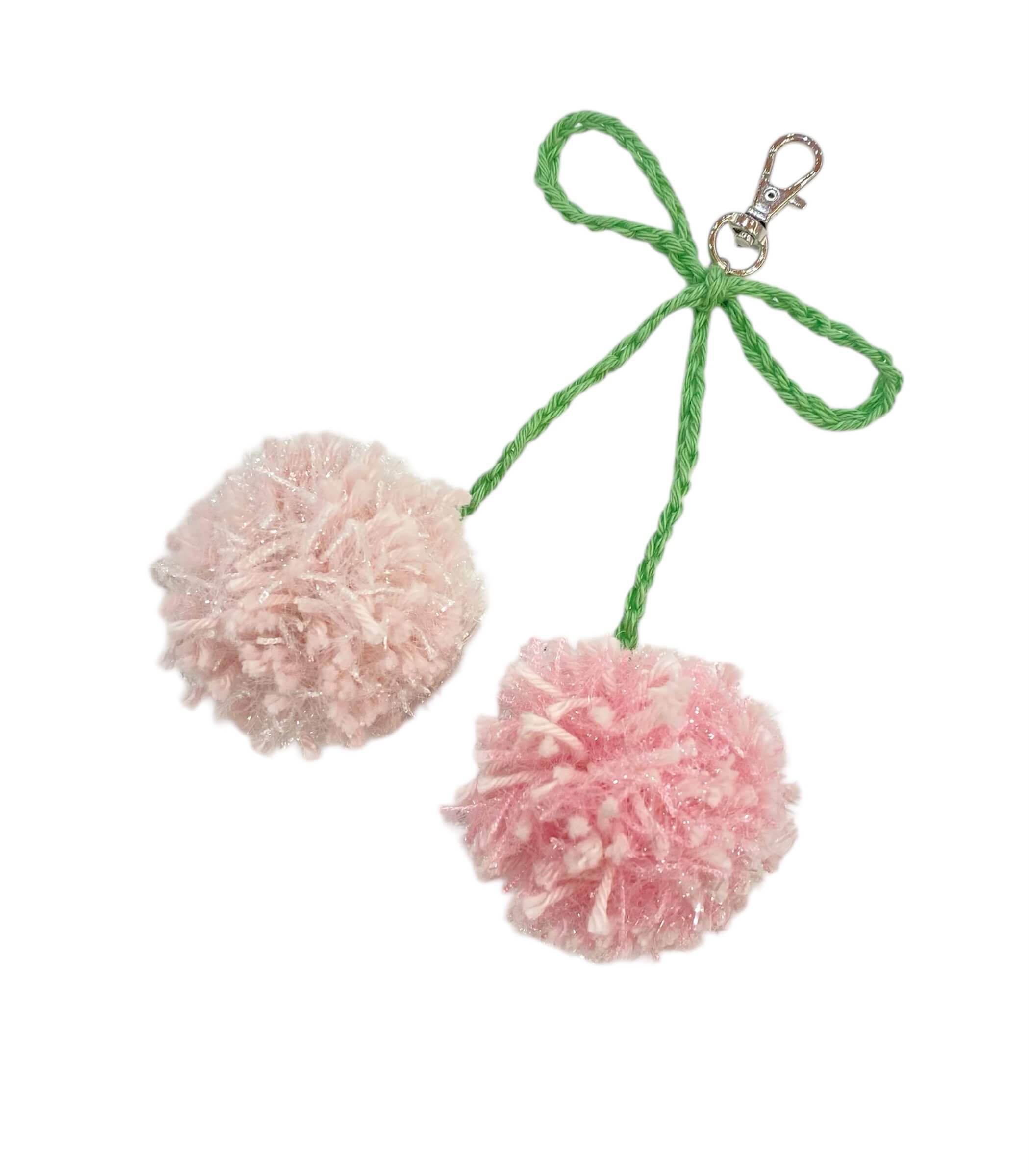 ニットサクランボチャーム